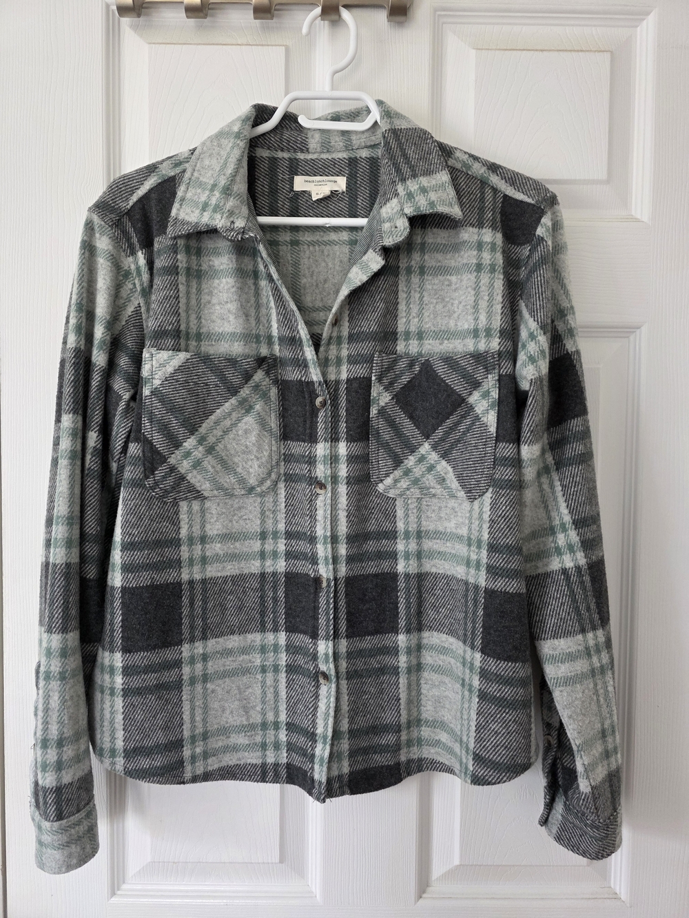 Womens Button-Front Shacket | SZ Small